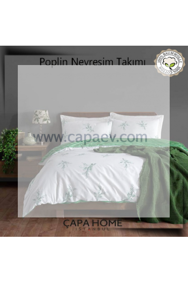 Çapa Home Poplin Nevresim Takımı %100 pamuk